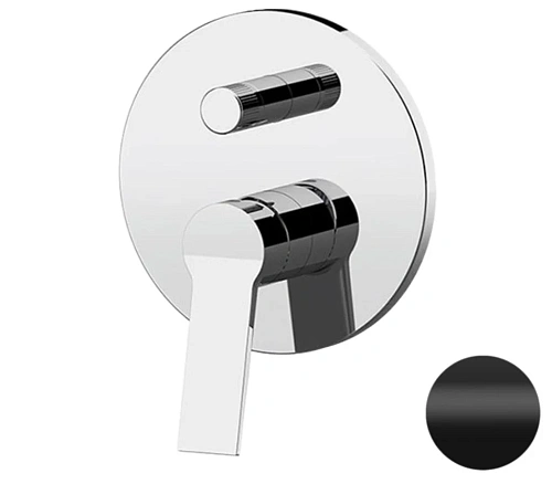 Смеситель для душа Remer Slash SL09HNO, черный матовый Смеситель для душа Remer Slash SL09HNO, черный матовый