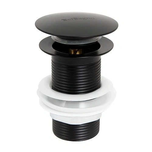 Донный клапан BelBagno BB-SC-NERO черный матовый Донный клапан BelBagno BB-SC-NERO черный матовый