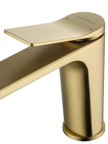 Смеситель для раковины Wonzon & Woghand брашированное золото (WW-XH-012-BG) Смеситель для раковины Wonzon & Woghand брашированное золото (WW-XH-012-BG)