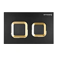 Клавиша смыва BETTOSERB SMART 40006489 черный матовый/золото Клавиша смыва BETTOSERB SMART 40006489 черный матовый/золото