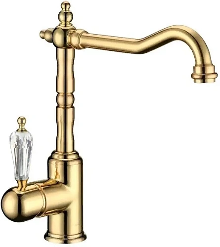 Смеситель для кухни Boheme TRADIZIONALE ORO 102-SW с кристаллом Swarovski Смеситель для кухни Boheme TRADIZIONALE ORO 102-SW с кристаллом Swarovski