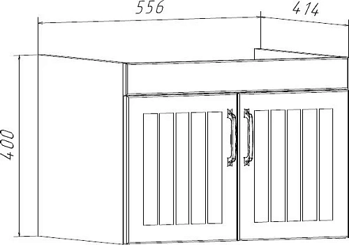Тумба с раковиной DIWO Сочи 60 подвесная, зеленая 579266 Тумба с раковиной DIWO Сочи 60 подвесная, зеленая 579266