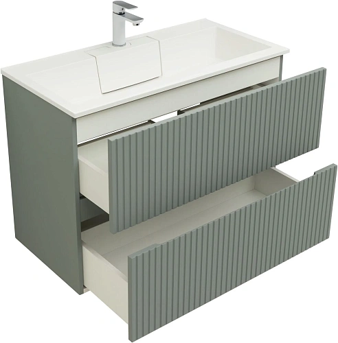 Тумба под раковину Aquanet Джейн 90 мисти грин 00313319 напольная/подвесная Тумба под раковину Aquanet Джейн 90 мисти грин 00313319 напольная/подвесная