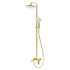 Душевая система Splenka S54.24.03 поворотный излив 18 см, сатин золотой