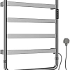 Полотенцесушитель электрический Allen Brau Priority 640х475 7.31001-BN никель браш Полотенцесушитель электрический Allen Brau Priority 640х475 7.31001-BN никель браш