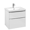 Тумба под раковину Villeroy &amp; Boch Subway 3.0 Brilliant White / Brilliant White C57600VE