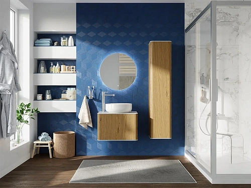 Комплект мебели STWORKI Ноттвиль 60 дуб верона, с отверстием под смеситель, подвесная (комплект, гар 414393 Комплект мебели STWORKI Ноттвиль 60 дуб верона, с отверстием под смеситель, подвесная (комплект, гар 414393