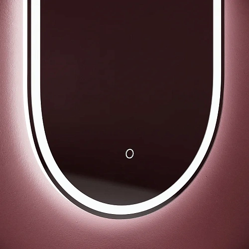 Зеркало Sancos Oval OV55F 550х1050 фронтальная подсветка с сенсорным управлением Зеркало Sancos Oval OV55F 550х1050 фронтальная подсветка с сенсорным управлением