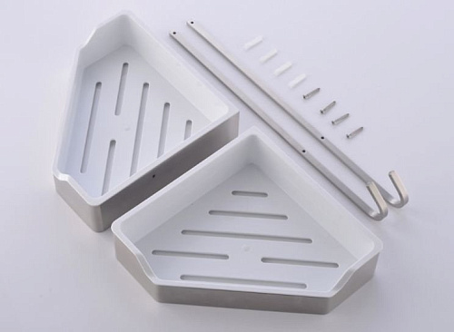 Полка ART&MAX AM-T-2701A-S 2-ярусная, нержавеющая сталь Полка ART&MAX AM-T-2701A-S 2-ярусная, нержавеющая сталь