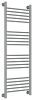 Полотенцесушитель водяной Сунержа Богема+ прямая 1200х400 9006-0220-1240 RAL 9006 Бело-алюминиевый