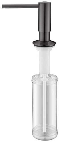 Дозатор жидкого мыла Paulmark DECUS D004-GM, вороненая сталь Дозатор жидкого мыла Paulmark DECUS D004-GM, вороненая сталь