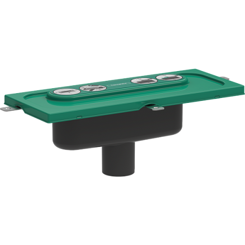 Скрытая часть для душевого слива Hansgrohe uBox universal, вертикальная установка 01002180 Скрытая часть для душевого слива Hansgrohe uBox universal, вертикальная установка 01002180
