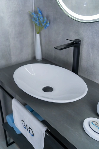 Раковина Gid N9022 51110 накладная белая 50x35x9 Раковина Gid N9022 51110 накладная белая 50x35x9