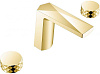 Картинка анонса товара «смеситель на борт ванны boheme venturo 150-mg-diamond на 3 отверстия matt gold, ручка diamond»