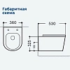 Унитаз подвесной Aquanet Rimless Atago 2.0 W LX-1905 00243549 с крышкой микролифт Унитаз подвесной Aquanet Rimless Atago 2.0 W LX-1905 00243549 с крышкой микролифт