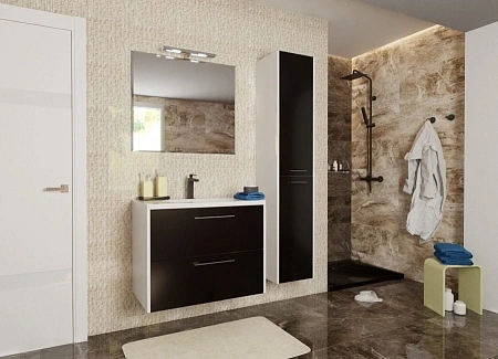 Тумба с раковиной Эстет Vegas ФР-00003491 800х450 подвесная 2 ящика Тумба с раковиной Эстет Vegas ФР-00003491 800х450 подвесная 2 ящика