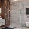 Душевой уголок CEZARES LUX-AH-FS-11-140/80-C-CR 140x80 см, профиль хром, стекло прозрачное Душевой уголок CEZARES LUX-AH-FS-11-140/80-C-CR 140x80 см, профиль хром, стекло прозрачное