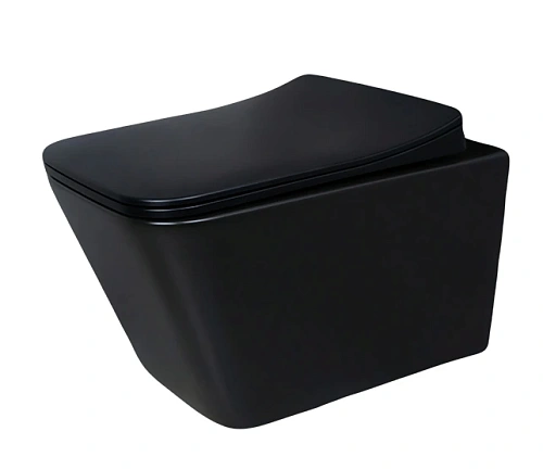 Унитаз подвесной Gid Tr2144Bm 62225Y черный матовый 52x36x33.5 с крышкой микролифт Унитаз подвесной Gid Tr2144Bm 62225Y черный матовый 52x36x33.5 с крышкой микролифт