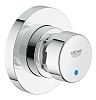 Картинка анонса товара «вентиль grohe euroeco cosmopolitan t (без функции смешивания воды), хром (36268000) нажимной автомат»