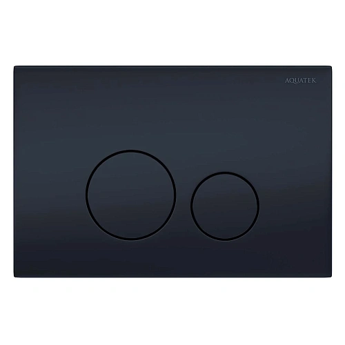 Клавиша смыва Aquatek KDI-0000037 (023D) нержавеющая сталь, цвет черный матовый (клавиши круглые) Клавиша смыва Aquatek KDI-0000037 (023D) нержавеющая сталь, цвет черный матовый (клавиши круглые)
