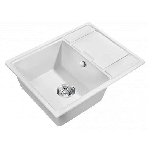 Кухонная мойка Milacio Navarra 65 Cuarzo (MC.77062), белый Кухонная мойка Milacio Navarra 65 Cuarzo (MC.77062), белый