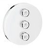 Смеситель для душа GROHE Grohtherm SmartControl (29152LS0) внешняя часть, на 3 выхода, белая луна