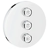 Смеситель для душа GROHE Grohtherm SmartControl (29152LS0) внешняя часть, на 3 выхода, белая луна Смеситель для душа GROHE Grohtherm SmartControl (29152LS0) внешняя часть, на 3 выхода, белая луна