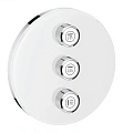 Смеситель для душа GROHE Grohtherm SmartControl (29152LS0) внешняя часть, на 3 выхода, белая луна Смеситель для душа GROHE Grohtherm SmartControl (29152LS0) внешняя часть, на 3 выхода, белая луна