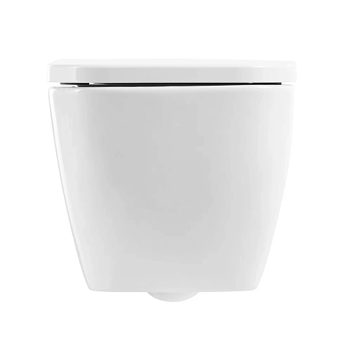 Унитаз подвесной BelBagno ALPINA BB10100CHR/SC безободковый с сиденьем дюропласт soft close Унитаз подвесной BelBagno ALPINA BB10100CHR/SC безободковый с сиденьем дюропласт soft close