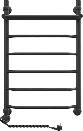 Полотенцесушитель электрический EWRIKA Сафо FТ 80х50 L, черный матовый 537267 Полотенцесушитель электрический EWRIKA Сафо FТ 80х50 L, черный матовый 537267