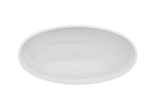 Ванна из искусственного камня Fontana Адель 1700x850 ФР-00018393 Solid Surface белый матовый Ванна из искусственного камня Fontana Адель 1700x850 ФР-00018393 Solid Surface белый матовый