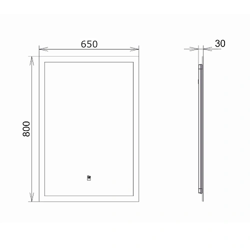 Зеркало Comforty Эдельвейс 65 00-00014153 LED-подсветка, бесконтактный сенсор Зеркало Comforty Эдельвейс 65 00-00014153 LED-подсветка, бесконтактный сенсор