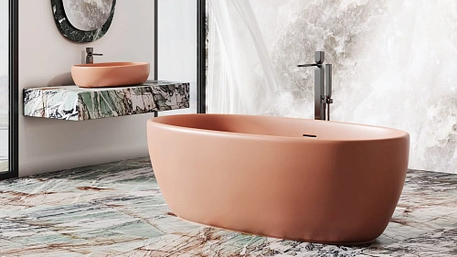 Ванна отдельностоящая Salini LUCE 170x85 100121M из искусственого камня S-Stone Ванна отдельностоящая Salini LUCE 170x85 100121M из искусственого камня S-Stone