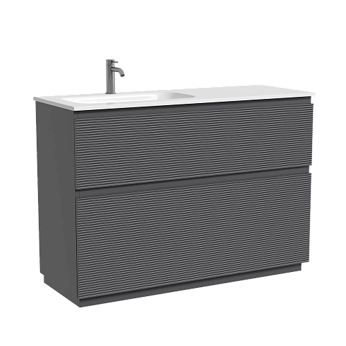 Тумба под раковину SANCOS Folk Floor FL120FLGS левая 1190х445х850 Grey soft, напольная Тумба под раковину SANCOS Folk Floor FL120FLGS левая 1190х445х850 Grey soft, напольная