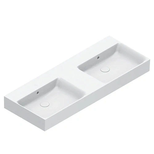 Раковина Catalano Premium 0221220001 двойная 120x47, белый глянцевый Раковина Catalano Premium 0221220001 двойная 120x47, белый глянцевый