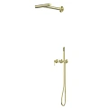 Душевая система ABBER Perfekte 316 AF8A18BG скрытого монтажа без излива, золото брашированное Душевая система ABBER Perfekte 316 AF8A18BG скрытого монтажа без излива, золото брашированное