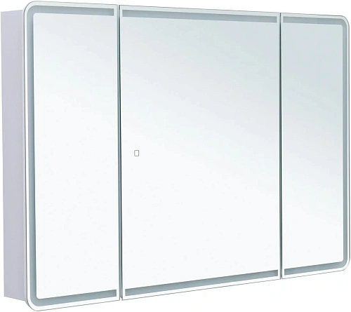 Зеркальный шкаф Aquanet Оптима 120 00341429 с LED подсветкой Зеркальный шкаф Aquanet Оптима 120 00341429 с LED подсветкой