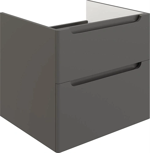 Тумба с раковиной STWORKI Берген 60 серая с темной столешницей 122, с раковиной на выбор, R 549638 Тумба с раковиной STWORKI Берген 60 серая с темной столешницей 122, с раковиной на выбор, R 549638