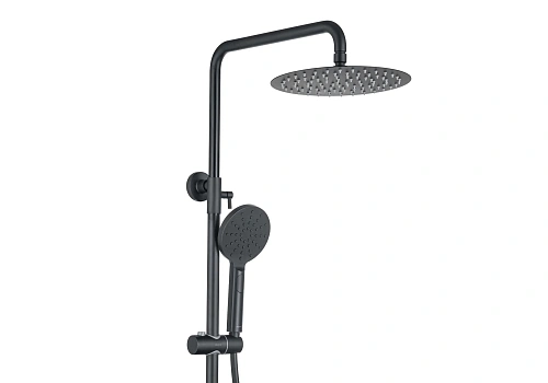 Душевая система Aquatek ВЕГА AQ2060MB черный матовый Душевая система Aquatek ВЕГА AQ2060MB черный матовый