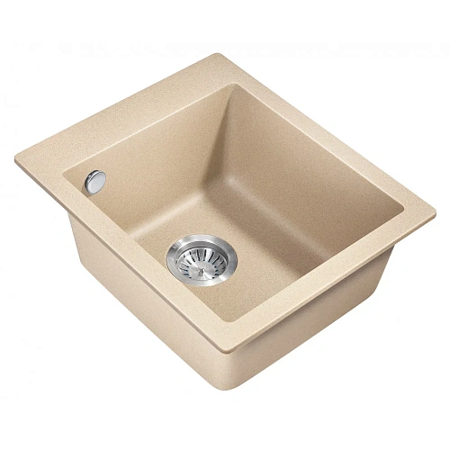 Кухонная мойка Milacio Murcia 42 Cuarzo (MC.77044), бежевый Кухонная мойка Milacio Murcia 42 Cuarzo (MC.77044), бежевый