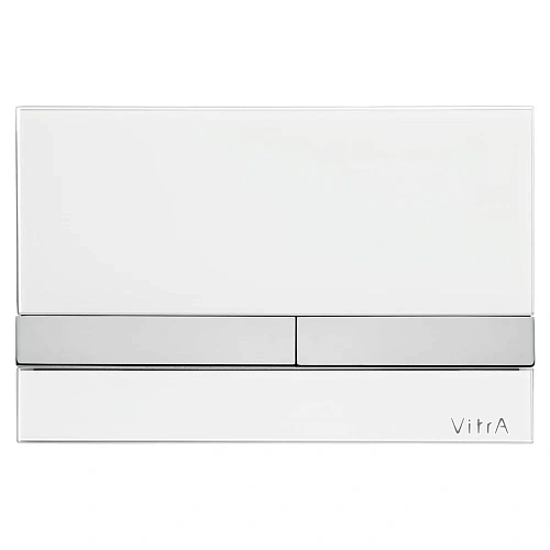 Клавиша смыва VitrA Select 740-1100 стекло, белая Клавиша смыва VitrA Select 740-1100 стекло, белая