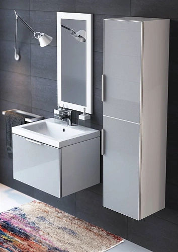 Шкаф-пенал Cersanit STILLO 35 серый хром (P-SL-STL) Шкаф-пенал Cersanit STILLO 35 серый хром (P-SL-STL)