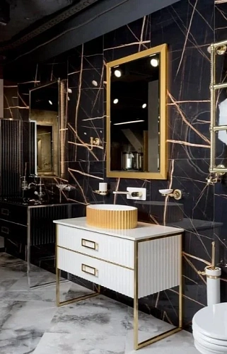 Зеркало Armadi Art Vallessi Dolce 567-G Gold 105x70см Зеркало Armadi Art Vallessi Dolce 567-G Gold 105x70см