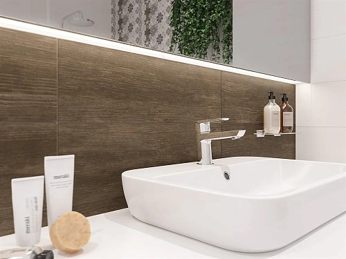 Керамогранит Cersanit Finwood темно-коричневый 18,5x59,8 FF4M512 Керамогранит Cersanit Finwood темно-коричневый 18,5x59,8 FF4M512