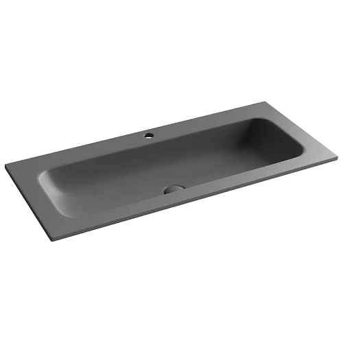 Раковина Ceramica Nova Grace CN7013MDH 1010x457x137 мм мебельная, темный антрацит матовый Раковина Ceramica Nova Grace CN7013MDH 1010x457x137 мм мебельная, темный антрацит матовый