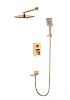 Душевая система Wonzon &amp; Woghand DIAMOND встраиваемая, брашированное розовое золото (WW-88939011-BRG)