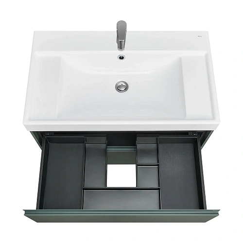 Тумба под раковину Roca Ona 800 зеленый матовый 2 ящика A857630513 Тумба под раковину Roca Ona 800 зеленый матовый 2 ящика A857630513