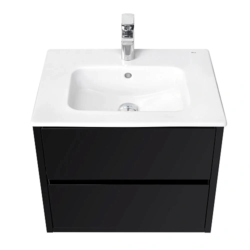 Тумба под раковину Aquaton Римини 60 черный 1A177701RN950 Тумба под раковину Aquaton Римини 60 черный 1A177701RN950