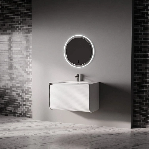 Тумба под раковину ArtDecco Lucia 80 ALC08W43S000 подвесная, серый Тумба под раковину ArtDecco Lucia 80 ALC08W43S000 подвесная, серый