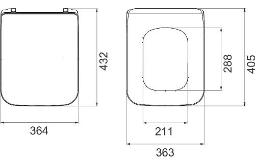 Крышка-сиденье Boheme Mirage (Zen) 968-WM SLIM белая матовая Крышка-сиденье Boheme Mirage (Zen) 968-WM SLIM белая матовая